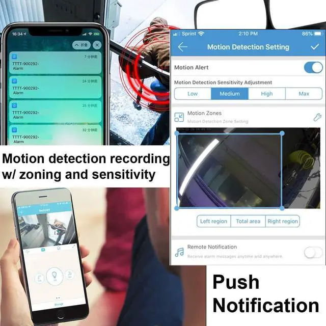 Alt view image 5 of 5 - 1080p IMX323 Chip Super Low Light Wireless Spy Camera with WiFi Digital IP Signal, Recording & Remote Internet Access (Hide-it-Yourself, Super conical pinhole Lens