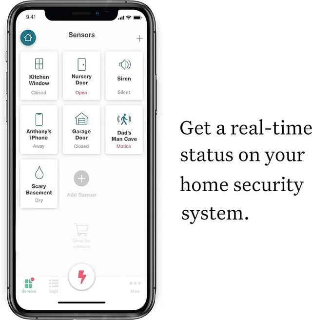 Alt view image 5 of 6 - Ooma Smart Home Security with Motion and Door/Window sensors. No Contracts and Free self-Monitor Plan. Optional Professional Monitoring, keypad, Water Sensor, and Garage Door Sensor. Works with Alexa