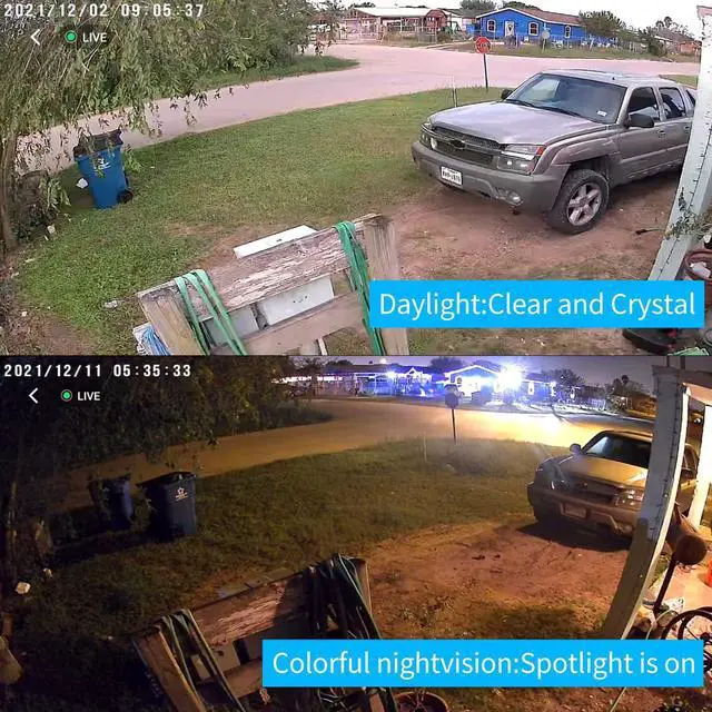 Alt view image 3 of 7 - Wireless Solar Outdoor Security PTZ AI Motion Detection Audio WiFi Camera,Home Security,Spotlight Colorful Night Vision,360 View,IP65 Waterproof,PIR Alarm,Rechargeable