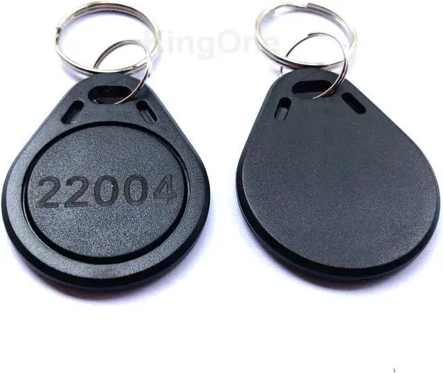 Alt view image 2 of 4 - 100pcs 26 bit Keyfobs Proximity Fob Works with Prox Key ISOProx 1346 1386 1326 H10301 Format Readers. Works with The vast Majority of Access Control Systems (Black)