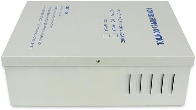 Alt view image 3 of 6 - Power Supply for Door Access System, AC 110-240V to DC 12V 5A