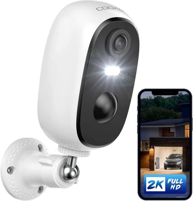 Wireless Cameras for Home/Outdoor Security, Battery Powered 1080P HD WiFi  Security Outdoor with Spotlight, AI Motion Detection, Siren, Color Night