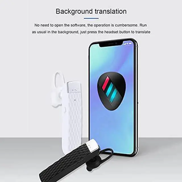 Alt view image 3 of 5 - T2 Smart Voice Translator Headset 33 Languages Instant Translate Bluetooth5.0 Earphone Real-time Translate(OneColor)