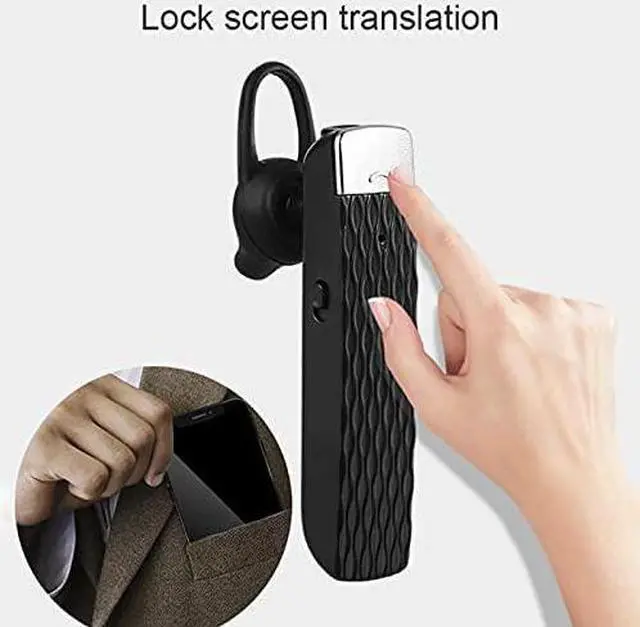 Alt view image 4 of 5 - T2 Smart Voice Translator Headset 33 Languages Instant Translate Bluetooth5.0 Earphone Real-time Translate(OneColor)