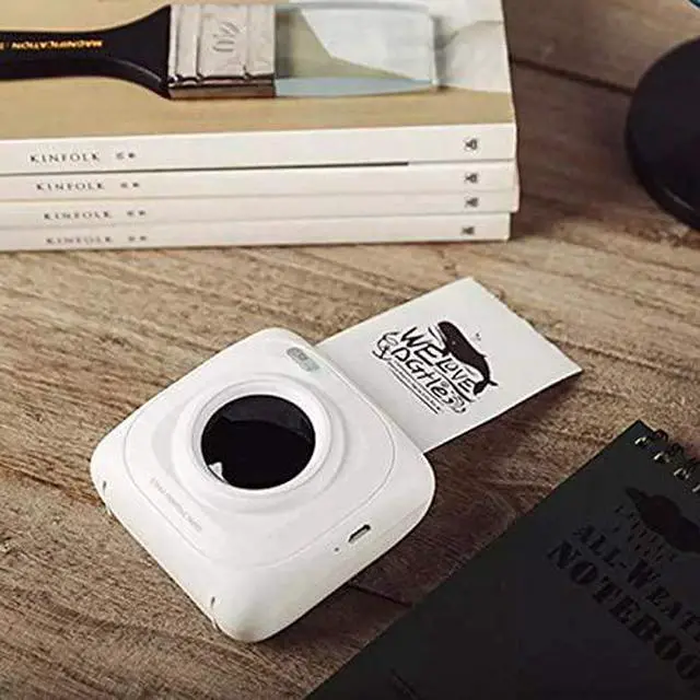 Alt view image 2 of 5 - 1000mA Mini Portable Connection Printer POS Thermal Picture Photo Ticker Printers for Android, iOS