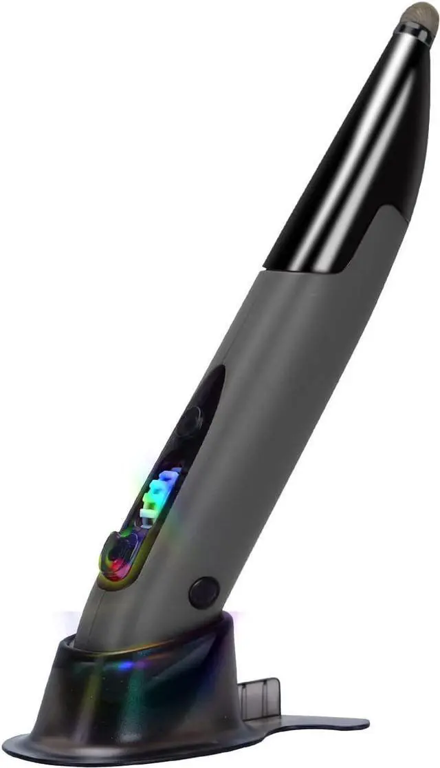 Main image of Wireless Optical Pocket Pen Mouse 2.4GHZ USB Wireless Optical Handwriting Mini Air Pen Mouse Mice for PC Laptop Notebook Computer Mac (Voice&Bluetooth Grey1)