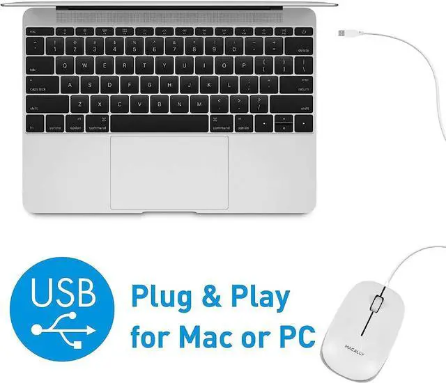 Alt view image 4 of 7 - Macally Wired Computer Mouse and an Ergonomic Laptop Stand, Relieve Pressure Off Your Body