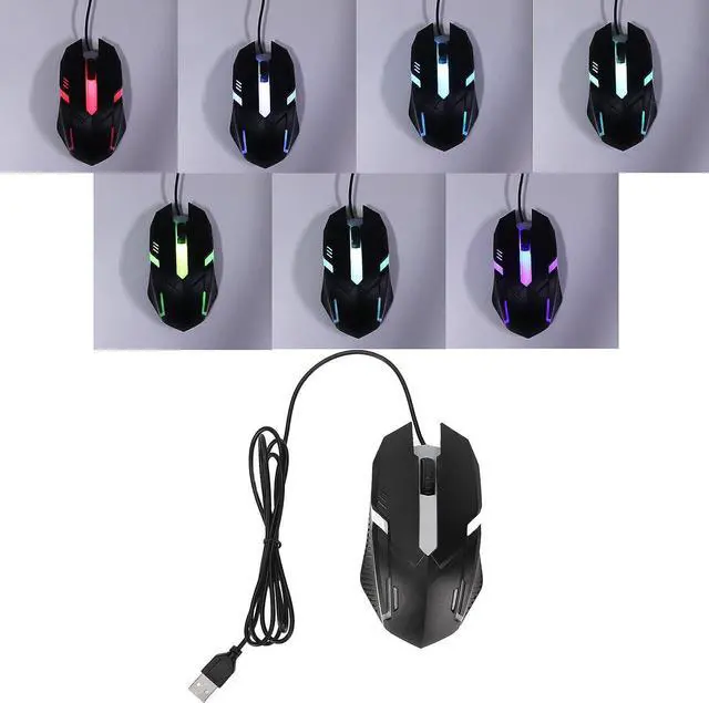 Alt view image 5 of 7 - Mechanical Gaming Keyboard, 104 Key RGB Backlit USB Gaming Keyboard Mouse Set, Wired Keyboard Mouse Combo, Ergonomic Design, Easy to Carry, for Home, Game Room, Office