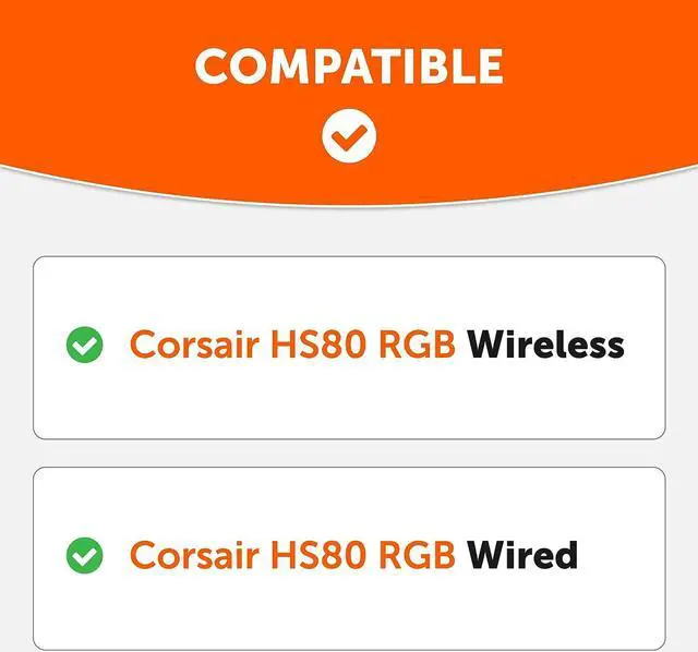 Alt view image 2 of 7 - WC FreeZe HS80 - Cooling Gel Replacement Earpads for Corsair HS80 RGB Wireless & Wired by Wicked Cushions - Elevate Comfort, Durability, Thickness & Sound Isolation for Epic Gaming Sessions | Red Camo