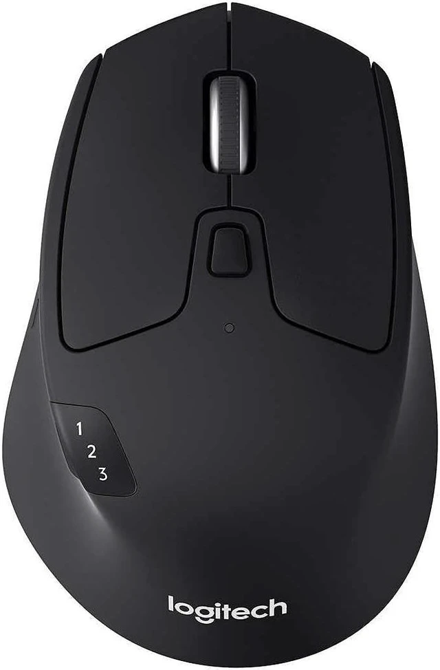 Alt view image 2 of 5 - Logitech 910005592 M720 Triathalon Multi-Device Wireless Mouse - Black