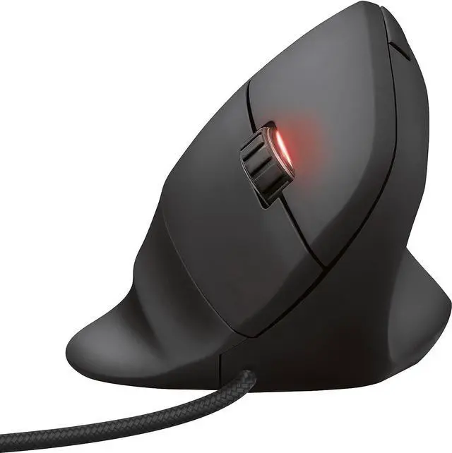 Alt view image 7 of 7 - Trust Gaming GXT 144 Rexx Vertical Ergonomic Gaming Mouse, 250-10,000 DPI, 6 Buttons, Black