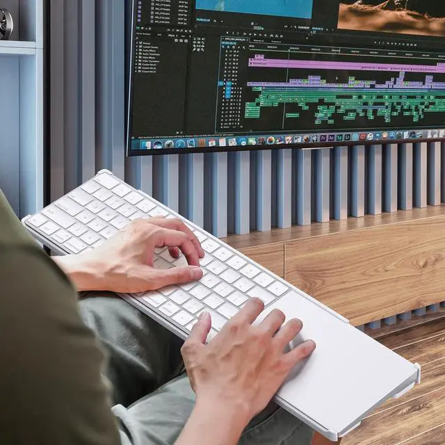 Alt view image 7 of 7 - Bestand Keyboard Stand Compatible with Apple Magic Wireless Keyboard and Apple Magic Trackpad (Apple Keyboard & Trackpad are not Included)