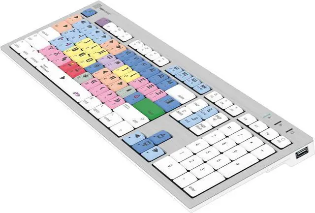 Alt view image 3 of 4 - Logickeyboard 'Slimline' Designed for use with Avid Media Composer on Mac  'Classic' Layout  p/n LKBU-MCOM4-CWMU-US