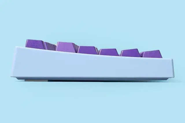 Alt view image 4 of 7 - DROP + MiTo GMK Serenity Custom Keycap Set, Doubleshot ABS Cherry Profile, Compatible with Cherry MX Style Stems & Mechanical Keyboards (Spacebars Kit), Purple