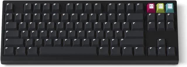 Alt view image 4 of 5 - DROP MiTo GMK Pixel Custom Keycap Set - Doubleshot Cherry Profile - Compatible with Cherry-MX Style Mechanical Keyboards (Decorations Kit), Black