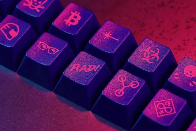 Alt view image 3 of 7 - Drop + MiTo GMK Laser Custom Mechanical Keyboard Novelty Keycap Set - 44-Keys, Doubleshot ABS, Cherry Profile (Novelties)