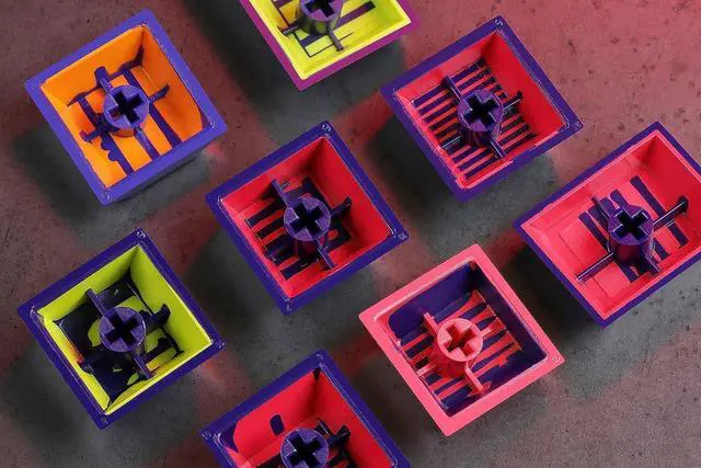 Alt view image 5 of 7 - Drop + MiTo GMK Laser Custom Mechanical Keyboard Novelty Keycap Set - 44-Keys, Doubleshot ABS, Cherry Profile (Novelties)