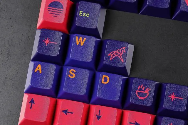 Alt view image 6 of 7 - Drop + MiTo GMK Laser Custom Mechanical Keyboard Novelty Keycap Set - 44-Keys, Doubleshot ABS, Cherry Profile (Novelties)