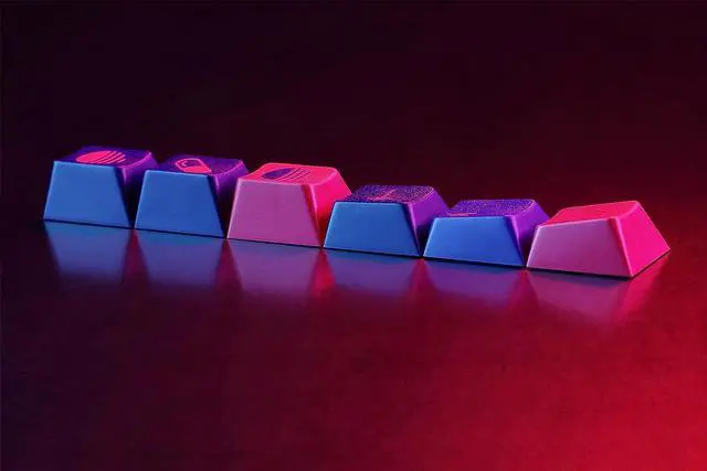 Alt view image 7 of 7 - Drop + MiTo GMK Laser Custom Mechanical Keyboard Novelty Keycap Set - 44-Keys, Doubleshot ABS, Cherry Profile (Novelties)