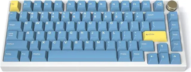 Alt view image 6 of 7 - DROP + MiTo GMK Godspeed Custom Keycap Set - Doubleshot Cherry Profile - Compatible with Cherry-MX Style Stems & Layouts: 60%, 65%, 75%, TKL, 100% Mechanical Keyboards (Columbia Kit)
