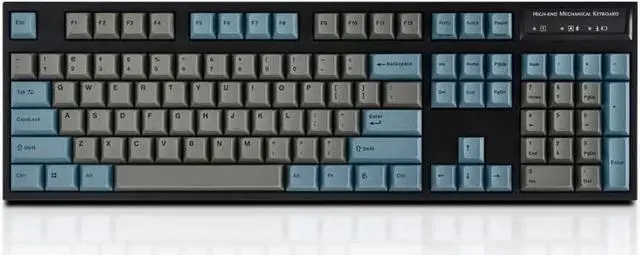 Main image of Leopold FC900RBT Bluetooth Blue/Grey PD Double Shot PBT Mechanical Keyboard Cherry MX Red
