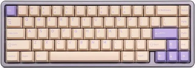 Main image of Drop DCX Magnolia Keycap Set, Doubleshot ABS, Cherry MX Style Keyboard Compatible with 60%, 65%, 75%, TKL, WKL, Full-Size, 1800 layouts and More