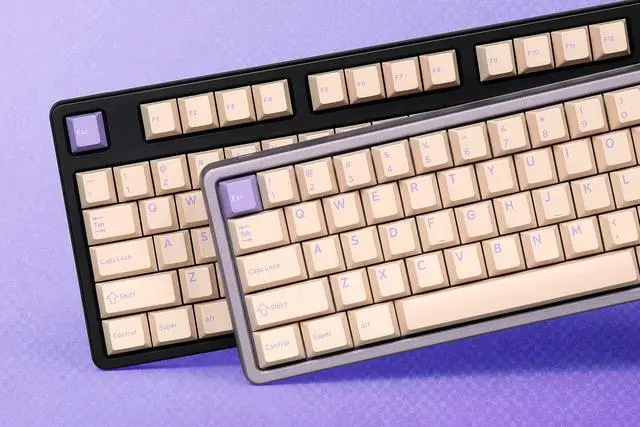 Alt view image 4 of 7 - Drop DCX Magnolia Keycap Set, Doubleshot ABS, Cherry MX Style Keyboard Compatible with 60%, 65%, 75%, TKL, WKL, Full-Size, 1800 layouts and More