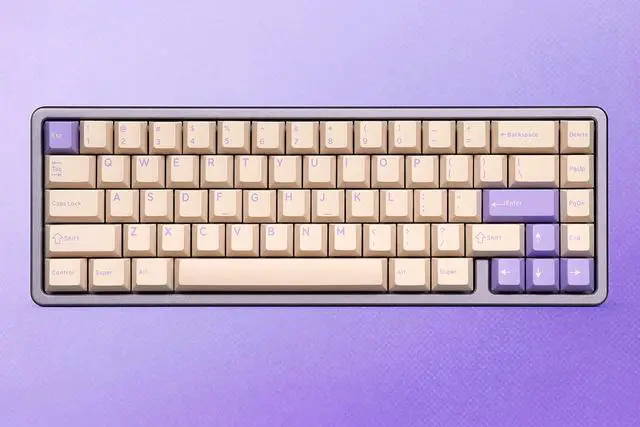 Alt view image 6 of 7 - Drop DCX Magnolia Keycap Set, Doubleshot ABS, Cherry MX Style Keyboard Compatible with 60%, 65%, 75%, TKL, WKL, Full-Size, 1800 layouts and More