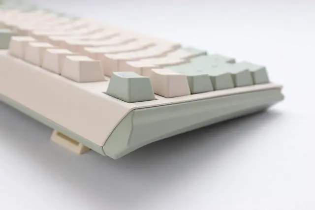 Alt view image 4 of 7 - Ducky One 3 TKL Matcha Hotswap Double Shot PBT Quack Mechanical Keyboard Cherry MX Brown