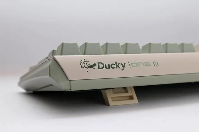 Alt view image 5 of 7 - Ducky One 3 TKL Matcha Hotswap Double Shot PBT Quack Mechanical Keyboard Cherry MX Brown