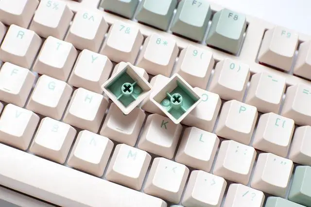 Alt view image 3 of 7 - Ducky One 3 TKL Matcha Hotswap Double Shot PBT Quack Mechanical Keyboard Cherry MX Brown