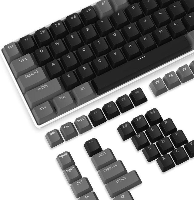 High quality hotsell 104 double shot PBT keyset, black, made in Taiwan