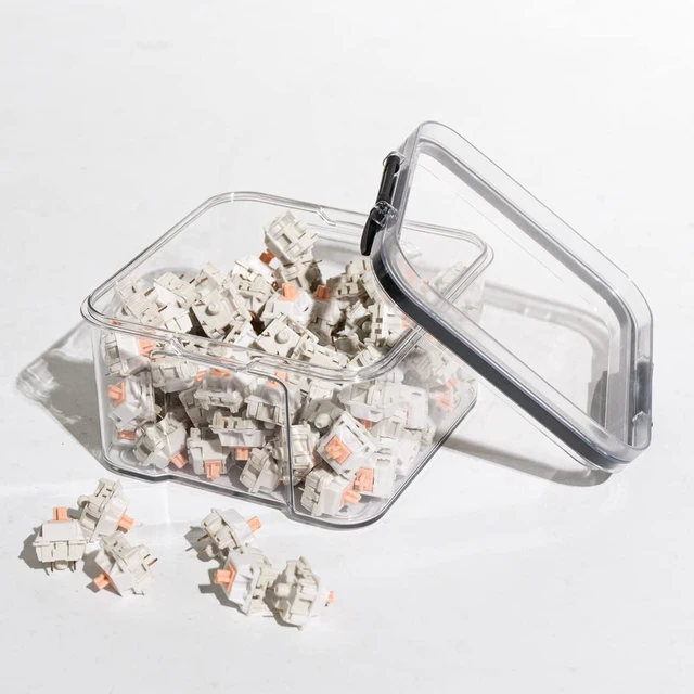 Alt view image 2 of 7 - Gliging Switch Storage Mechanical Keyboard Switch Keycaps Sealed Storage Bottle Display Keycap Storage Box