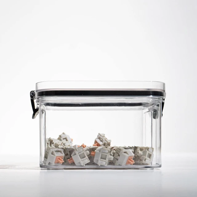 Alt view image 5 of 7 - Gliging Switch Storage Mechanical Keyboard Switch Keycaps Sealed Storage Bottle Display Keycap Storage Box