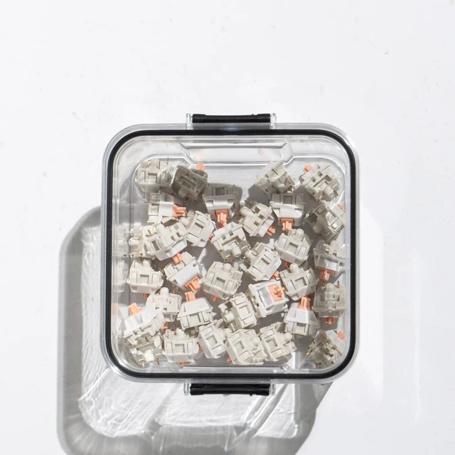 Alt view image 3 of 7 - Gliging Switch Storage Mechanical Keyboard Switch Keycaps Sealed Storage Bottle Display Keycap Storage Box