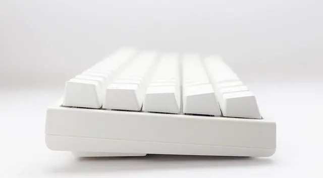 Alt view image 3 of 7 - Ducky One 2 Pro Mini White Edition Mechanical Keyboard, RGB LED - Kailh White (US)