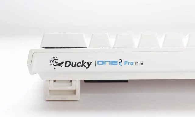 Alt view image 4 of 7 - Ducky One 2 Pro Mini White Edition Mechanical Keyboard, RGB LED - Kailh White (US)