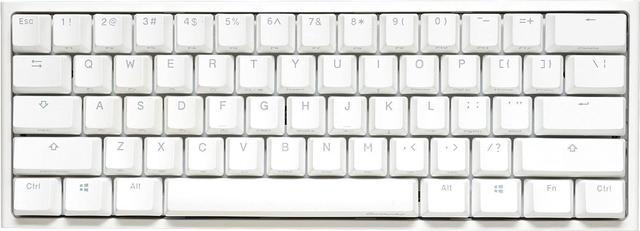 Ducky One 2 Mini Pro Pure White RGB LED 60% Double Shot PBT Mechanical  Keyboard (Kailh Box White) - Newegg.com