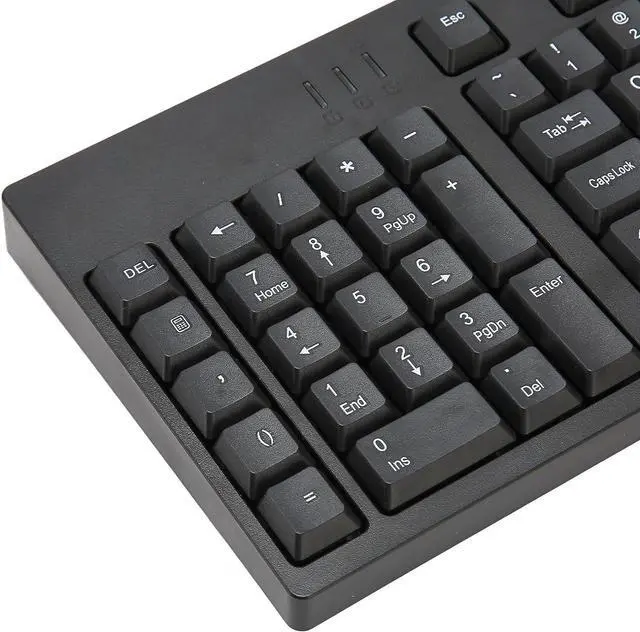 Alt view image 6 of 7 - ZJchao Left Handed Keyboard, 109 Keys Micro USB Layout Plug and Play Office Keyboard Cordless Gaming Keyboard Gaming Keyboard with Micro USB Interface for Business Accounting Designer