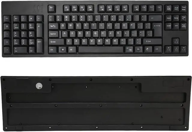 Alt view image 7 of 7 - Acogedor USB Wired Left Handed Keyboard with 2 USB Hub, 109 Keys Ergonomic Keyboard, with Left Hand Number Pad, for Home Office