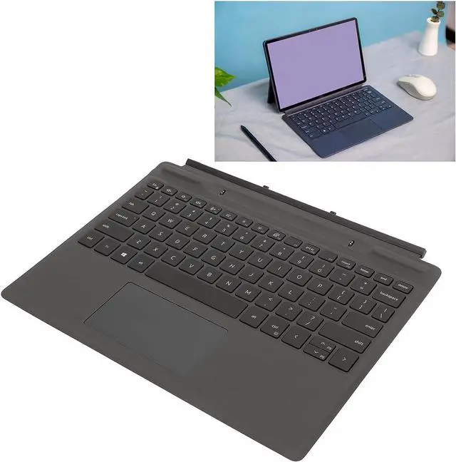 Alt view image 5 of 7 - Laptop Detachable Keyboard, for for Latitude 7320 7310 Replacement Backlighting Laptop Keyboard with Touchpad Seamless Connection