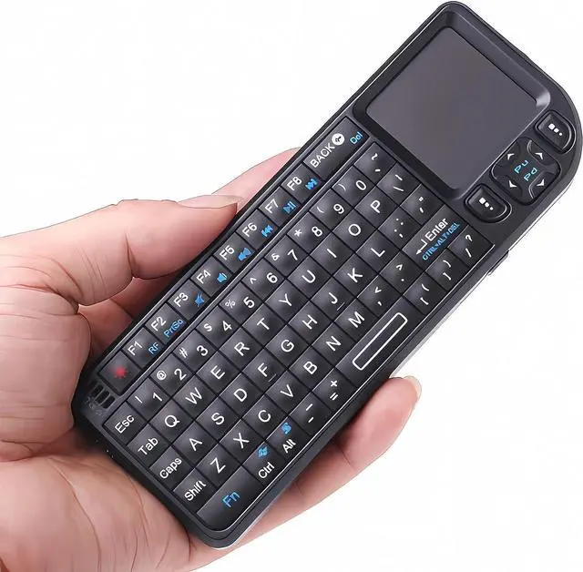 Main image of Lazmin112 Wireless Mini Keyboard,Neutral Founctional, Keyboard,Touchpad Threeinone Multifunctional Wireless Keyboard 2.4G Mouth Touchpad Floating Operation