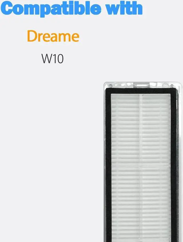 Alt view image 2 of 3 - BBT BAMBOOST Filter Accessories Fit for Dreametech W10, Dreame W10 Robot Vacuum HEPA Filters Replacement Parts(Pack of 4)