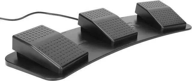 Alt view image 3 of 7 - Mtlavishness Computer Foot Pedals Foot Pedal 40.0×16.0×5.0 Usb Triple Foot Pedal Multifunctional Mechanical Foot Pedal For Playing Game Factory Testing Foot Pedals Ergonomic
