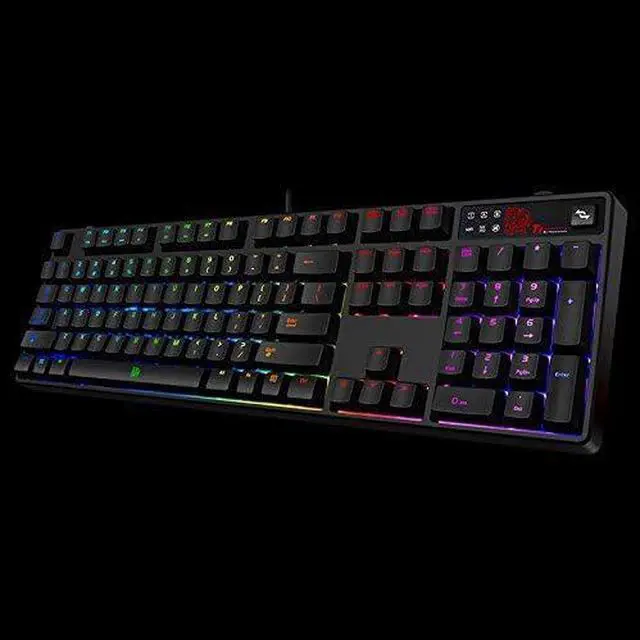 Alt view image 13 of 13 - Thermaltake Tt e Sports Poseidon Z RGB Software Controlled 16.8 Million Color Brown Switches Mechanical Gaming Keyboard KB-PZR-KBBRUS-01