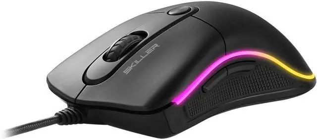 Alt view image 3 of 6 - Souris filaire Gamer Sharkoon Skiller SGM2 RGB (Noir)