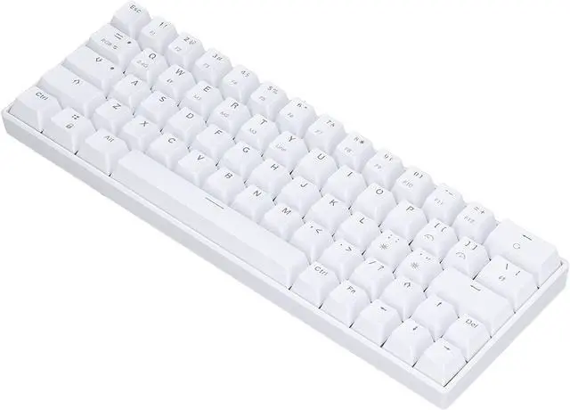 Main image of Mechanical Gaming Keyboard, 2.4G, BT 3.0 5.0, Type C Connection, 64 Keys RGB Backlit Keyboard for Desktop Computer PC(Blue Switch)