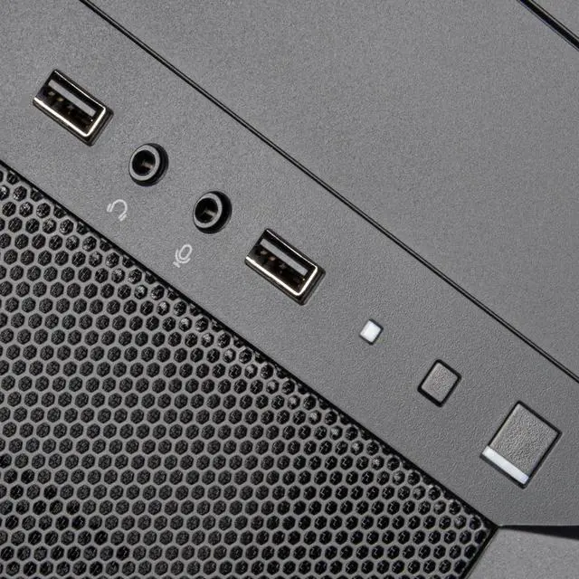 Alt view image 5 of 7 - SilverStone Technology FARA 313 Compact Micro-ATX Tower Chassis with Excellent Drive Compatibility and Dual USB 3.0 Ports, SST-FA313-B
