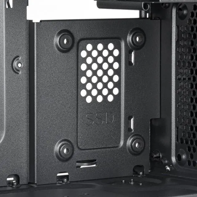 Alt view image 7 of 7 - SilverStone Technology FARA 313 Compact Micro-ATX Tower Chassis with Excellent Drive Compatibility and Dual USB 3.0 Ports, SST-FA313-B