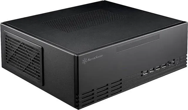 Main image of SilverStone Technology Milo 11 Slim & Compact Micro-ATX enclousre for Office or Home Theater, Requires TFX PSU (Sold Separately), SST-ML11B